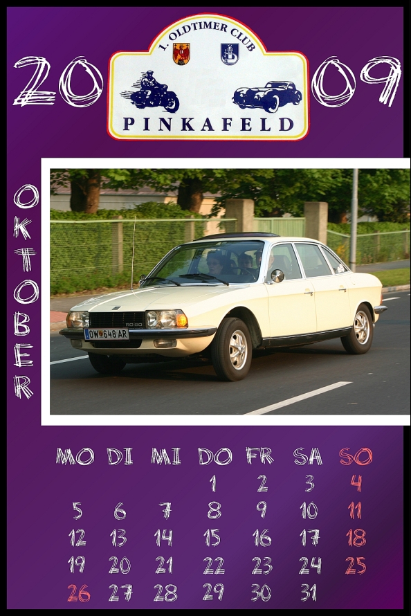 Oldtimerkalender 2009